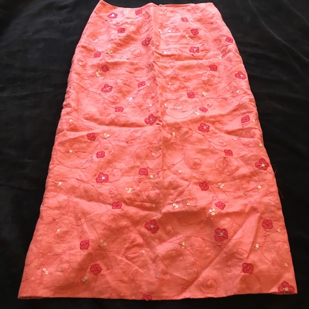 Linen skirt-
